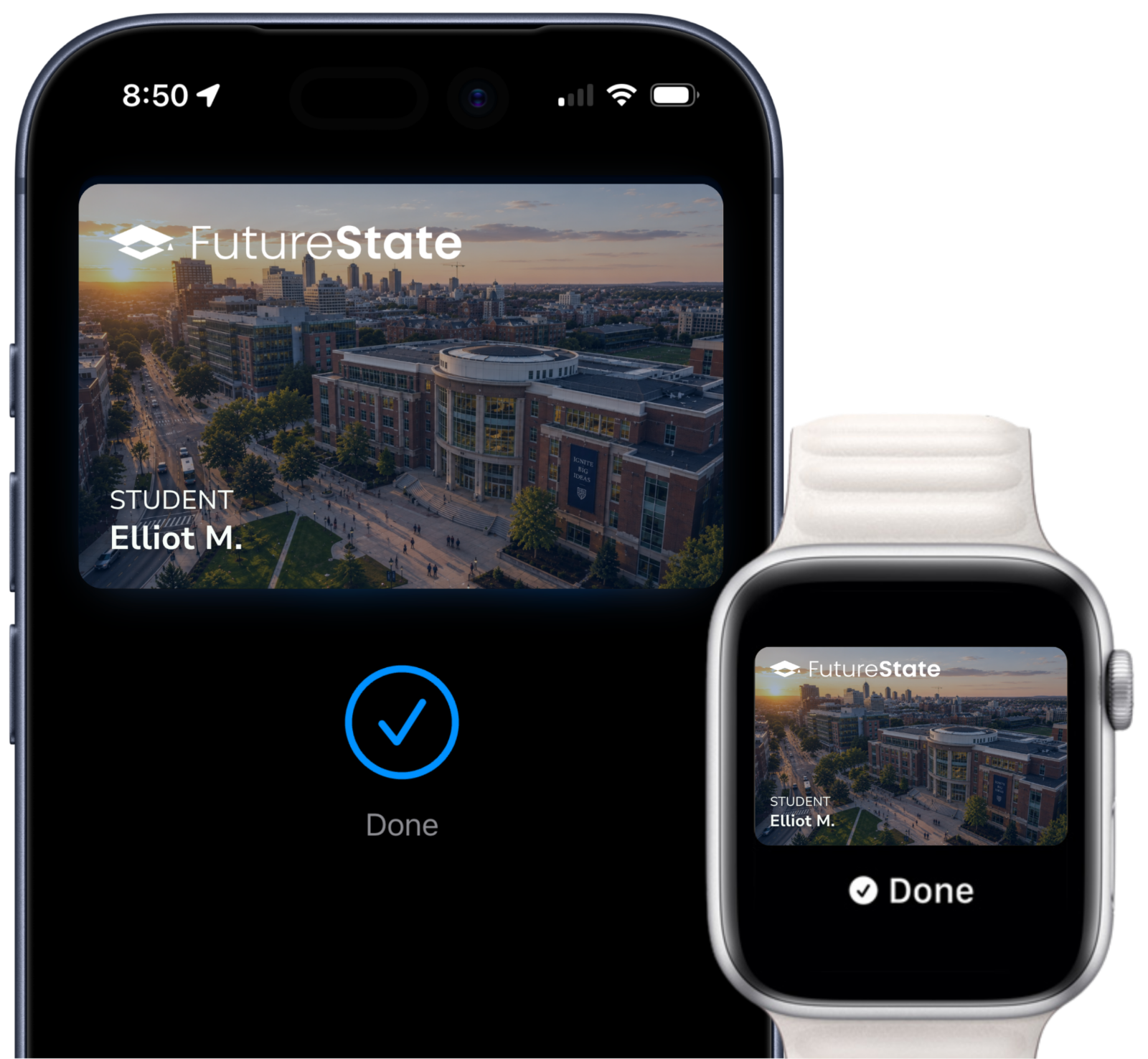 Campus ID in Apple Wallet on iPhone and Apple Watch